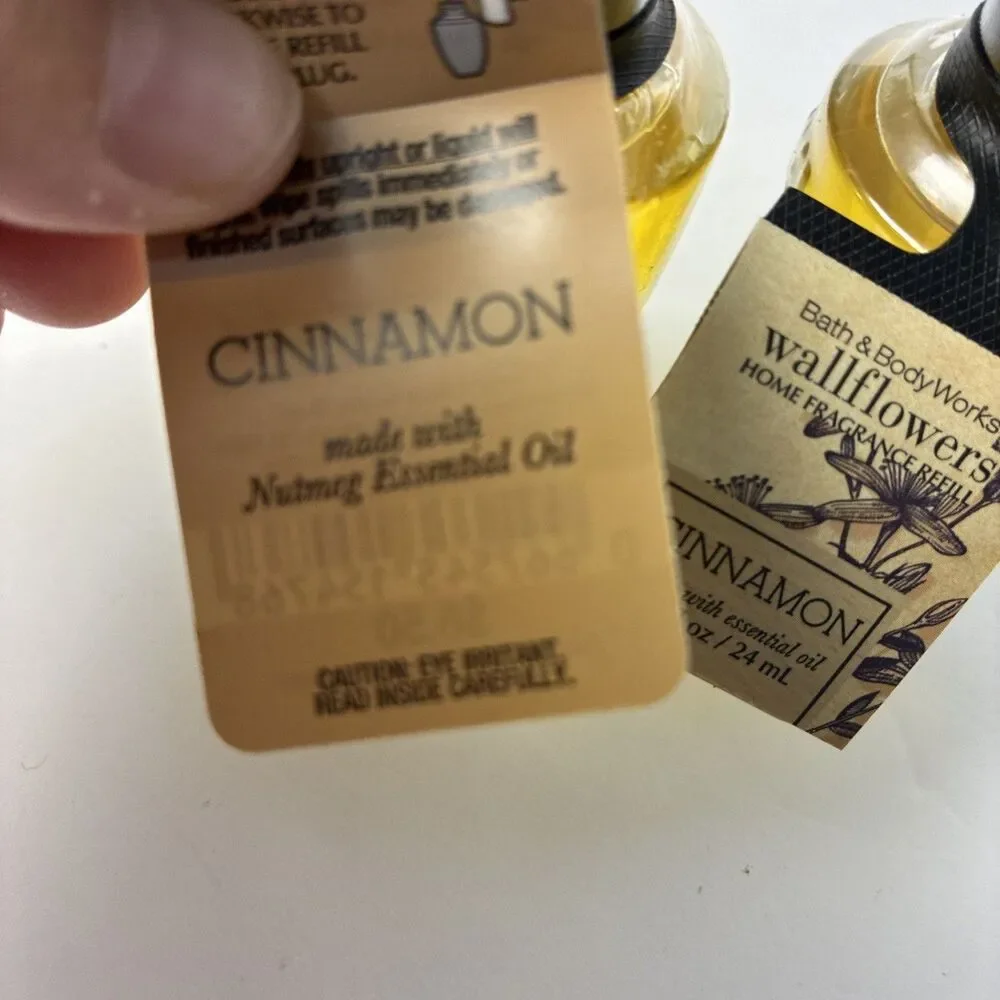 2 Bath & Body Works Wallflowers Cinnamon Diffuser Refill Bulbs